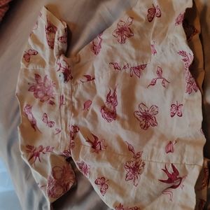 Newborn Rose/butterfly/bird short sleeve dress!